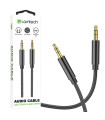 LAMTECH AUDIOCABLE BRAIDED 1m 3.5mm to 3.5mm BLACK