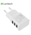 LAMTECH 3xUSB CHARGER 2,1A WHITE