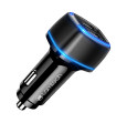 LAMTECH 2xUSB 2,4A CAR CHARGER FOR MOBILE PHONES BLACK