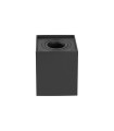 SPOTLIGHT ELDA-1 98X98X125MM GU10 BLACK CEILING SURFACE 2103010 VITO